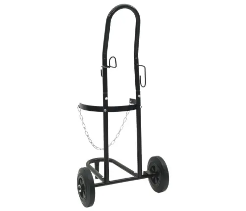 Rankinis Vežimėlis Juoda Ir Raudona 49 X 49 X 101 Cm Plienas