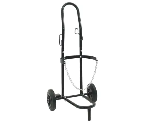 Rankinis Vežimėlis Juoda Ir Raudona 49 X 49 X 101 Cm Plienas