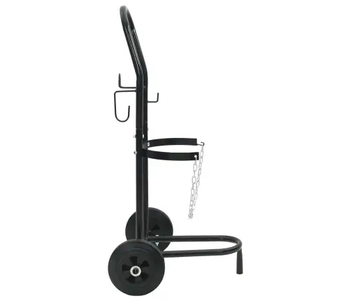 Rankinis Vežimėlis Juoda Ir Raudona 49 X 49 X 101 Cm Plienas