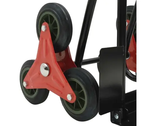 Rokas Rati Melns Un Sarkans 64.5 X 49.5 X 114 Cm Tērauds Vidaxl