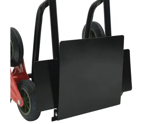 Rokas Rati Melns Un Sarkans 64.5 X 49.5 X 114 Cm Tērauds Vidaxl