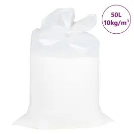 Pupiņu Maisiņu Pildījums Eps 50 L Balts 10 Kg/M³ Vidaxl