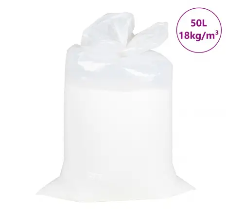 Pupiņu Maisiņu Pildījums Eps 50 L Balts 18 Kg/M³ Vidaxl