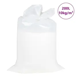 Pupiņu Maisiņu Pildījums Eps 200 L Balts 10 Kg/M³ Vidaxl