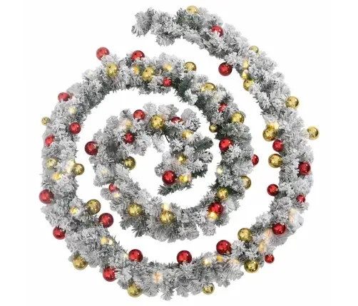 Jõulupärjakeste Ja Led-Tuledega, Roheline, 10 M, Pvc