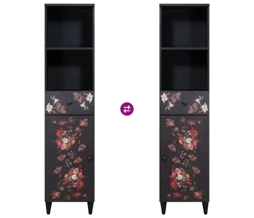 Vannitoa Kapikomplekt Sahtliga Uksega 3 Pcs Tugev Mango Puu