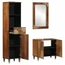 Vannitoa Mööbleset Sahtliga 3 Pcs Meepruun 62 X 33 X 58 Cm