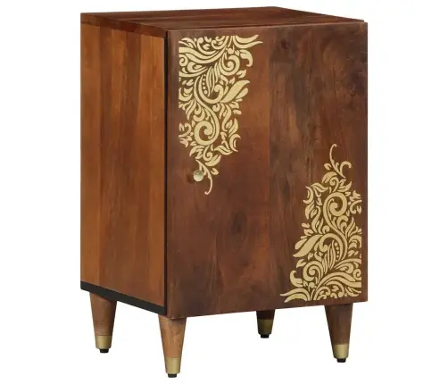 5 Gabalu Vannas Istabas Mēbeļu Komplekts No Cieta Raupja Mango Koka Vidaxl