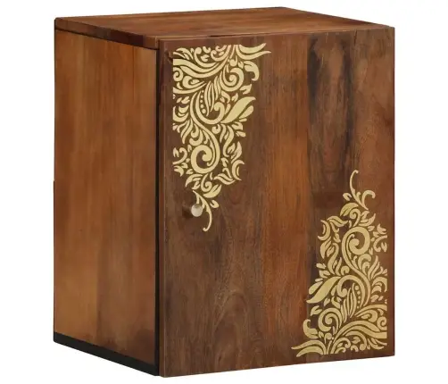 5 Gabalu Vannas Istabas Mēbeļu Komplekts No Cieta Raupja Mango Koka Vidaxl