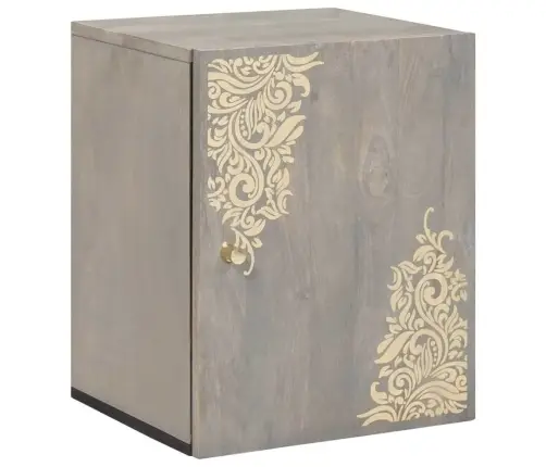 Vannas Istabas Mēbeļu Komplekts 5 Pcs Pelēka 62 X 33 X 58 Cm Vidaxl