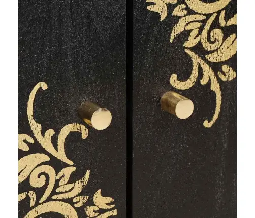 Vannitoa Kapikomplekt Sahtliga 3 Pcs Must 180 X 33 X 75 Cm