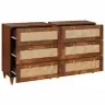 Kompakts Skapīšu Komplekts 2 Pcs Brūna 60 X 33.5 X 75 Cm Vidaxl