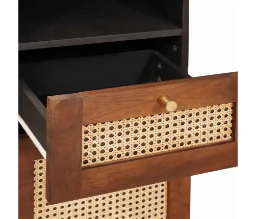 Vannas Mēbeles Ar Atvilktni 3 Pcs 38 X 33 X 160 Cm Cieta Mango Koksne