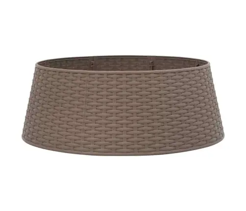 Ziemassvētku Eglītes Svārki Brūni Ø65X23 Cm Plastmasa Vidaxl