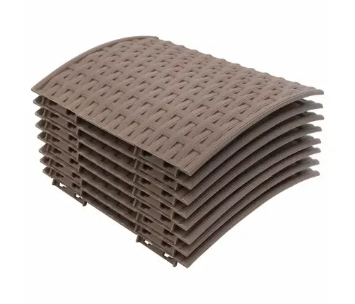 Ziemassvētku Eglītes Svārki Brūni Ø65X23 Cm Plastmasa Vidaxl