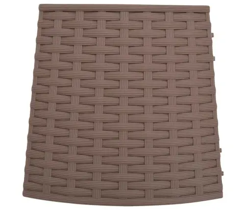 Ziemassvētku Eglītes Svārki Brūni Ø65X23 Cm Plastmasa Vidaxl