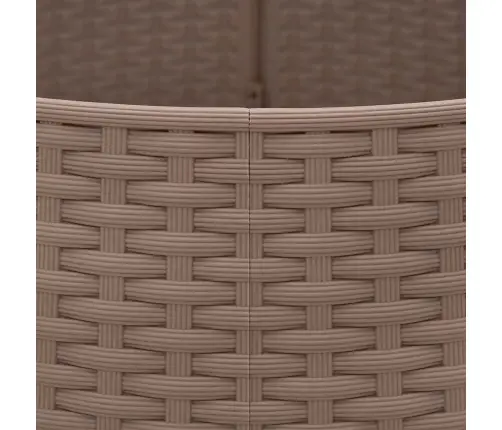 Ziemassvētku Eglītes Svārki Brūni Ø65X23 Cm Plastmasa Vidaxl