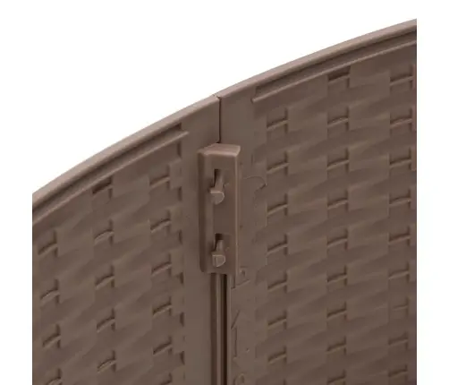 Ziemassvētku Eglītes Svārki Brūni Ø65X23 Cm Plastmasa Vidaxl