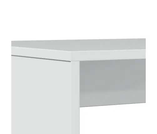 3-Osaline Söögilaua Ja Pinkide Komplekt, Valge, Tehispuit