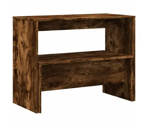 3-Osaline Söögilaua Ja Pinkide Komplekt, Tamm, Tehispuit