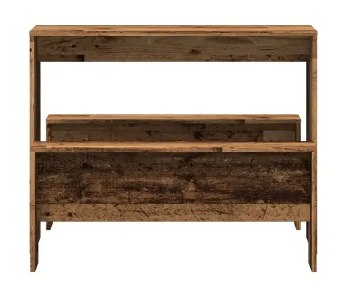 3-Daļīgs Galda Un Sola Komplekts, Veca Koka, Inženierijas Koks Vidaxl