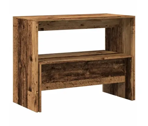 3-Daļīgs Galda Un Sola Komplekts, Veca Koka, Inženierijas Koks Vidaxl