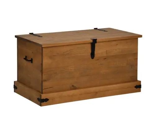 Uzglabāšanas Lāde Halden 91X48X47 Cm Masīvkoka Priede Vidaxl
