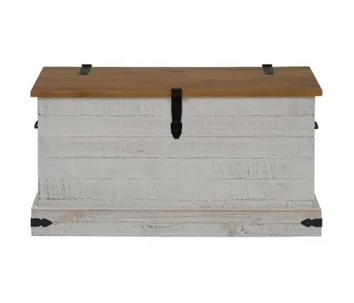 Hoiukast Halden Valge 91X48X47 Cm Täispuidust Mänd