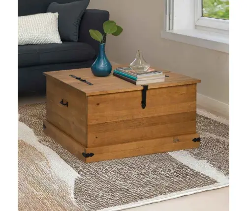 Hoiukast Halden 91X91X47 Cm Täispuidust Mänd