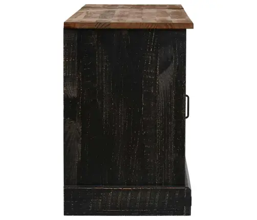 Televizoriaus Spintelė Halden 2 Stumdomos Durys Juodos