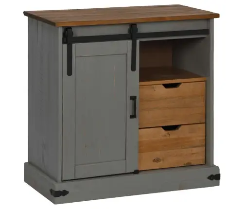 Lükanduksega Puhvetkapp Halden Hall 80X40X80 Cm Täispuit