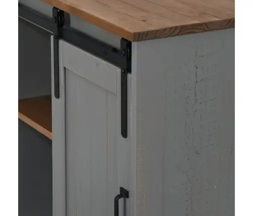 Lükanduksega Puhvetkapp Halden Hall 80X40X80 Cm Täispuit