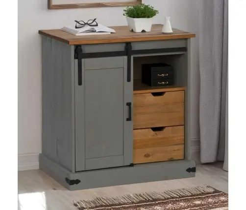 Lükanduksega Puhvetkapp Halden Hall 80X40X80 Cm Täispuit