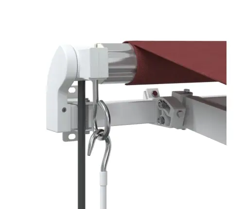 Automaatselt Sissetõmmatav Varikatus, Burgundia Punane