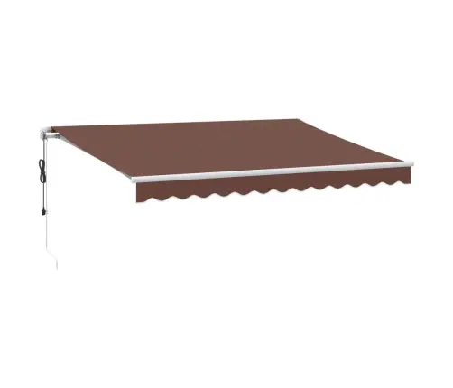 Automatinė Ištraukiama Markizė, Rudos Spalvos, 350X250Cm