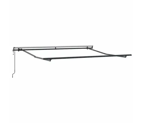 Automātiski Izvelkama Markīze, Pelēka Un Balta, 300X250 Cm Vidaxl