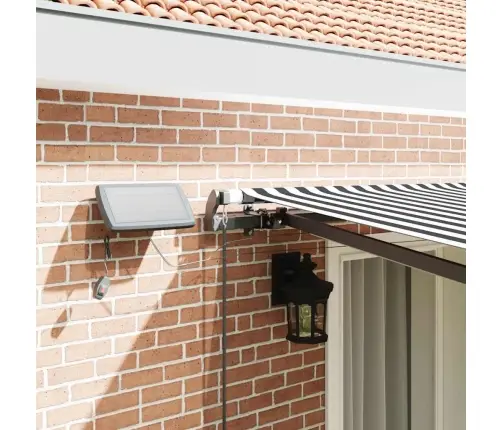 Rankiniu Būdu Ištraukiama Markizė, Antracito/Balta, 400X300Cm