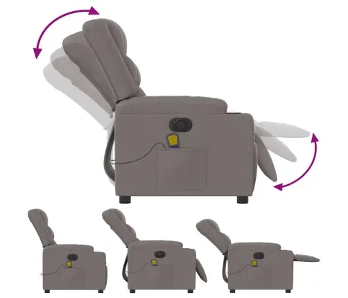 Elektriline Massaažitool, Pruunikashall, Kangas Elektriline Massaažitool, Pruunikashall, Kangas