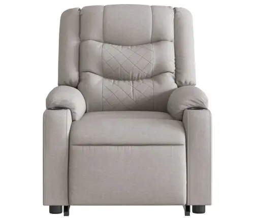 Atpūtas Krēsls Stāvus Krēsls Mākoņa Pelēks Audums Vidaxl