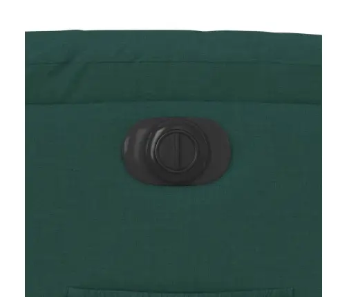 Elektrisks Atpūtas Krēsls, Paceļams/Atgāžams, Tumši Zaļš Audums Vidaxl