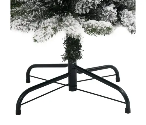 Kitsas Kunstkuusk Lumiste Okstega, 180 cm Pvc Ja Pe