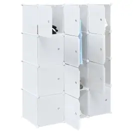 Uzglabāšanas Kubu Organizators 12 Kubiem Piekaramajiem Stieņiem Vidaxl