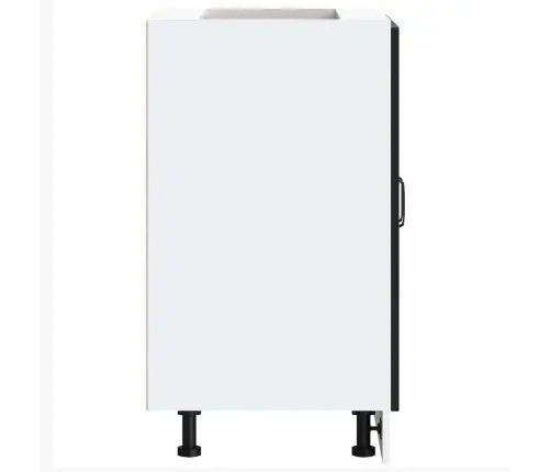 Izlietnes Pamatnes Skapis, Kalmar, Melns, 60X46X81,5 Cm Vidaxl