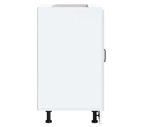 Izlietnes Pamatnes Skapis, Kalmar, Spīdīgi Balta, 60X46X81,5 Cm Vidaxl