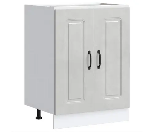 Valamu Aluskapp, Kalmar, Betoonhall, 60X46X81,5 cm Tehispuit