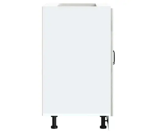 Izlietnes Pamatnes Skapis, Kalmar, Pelēka Koka, 60X46X81,5 Cm Vidaxl