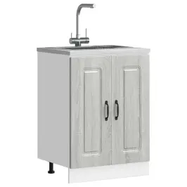 Valamu Aluskapp, Kalmar Hall Sonoma Tamm 60X46X81,5Cm Tehispuit