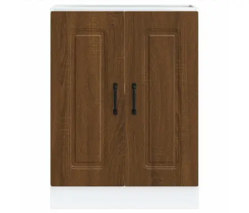 Izlietnes Pamatnes Skapis, Kalmar, Brūna Ozola, 60X46X81,5 Cm Vidaxl