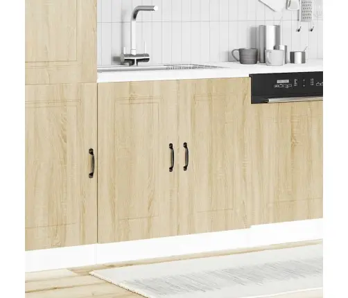 Izlietnes Pamatnes Skapis, Kalmar, Ozolkoka, 80X46X81,5 Cm Vidaxl