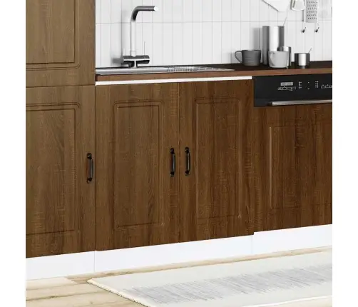 Izlietnes Pamatnes Skapis, Kalmar, Brūna Ozola, 80X46X81,5 Cm Vidaxl